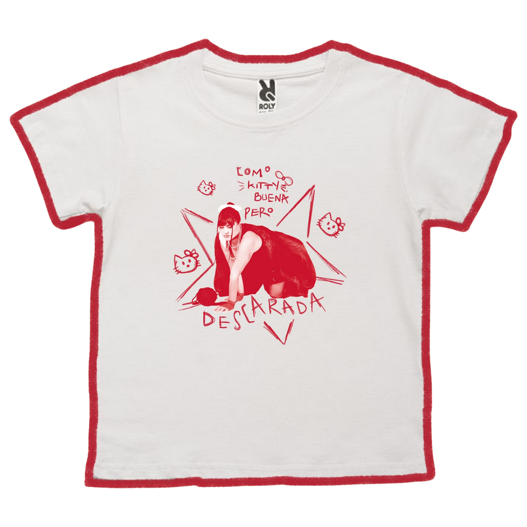 Camiseta "Kitty buena" BLANCA